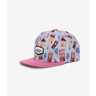 HEADSTER KIDS DOODLE TOWN SNAPBACK CAP - BLUE STEEL