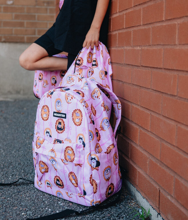HEADSTER KIDS SAC À DOS KITTY CHARM 20L - SMART PINK