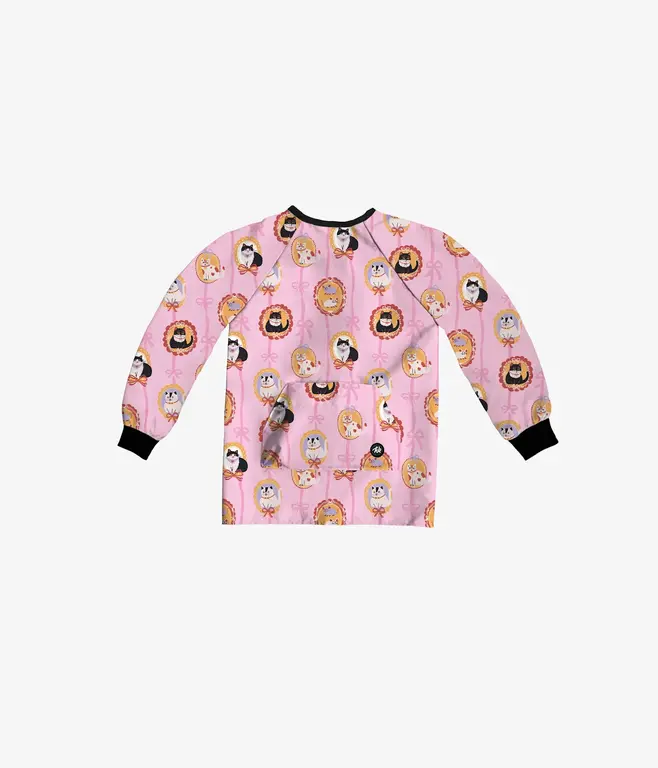 HEADSTER KIDS TABLIER KITTY CHARM - SMART PINK