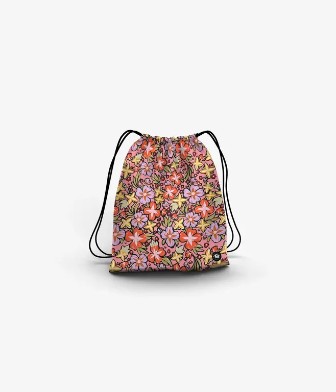HEADSTER KIDS SAC À CHAUSSURES RETRO BLOOM - PEACHES