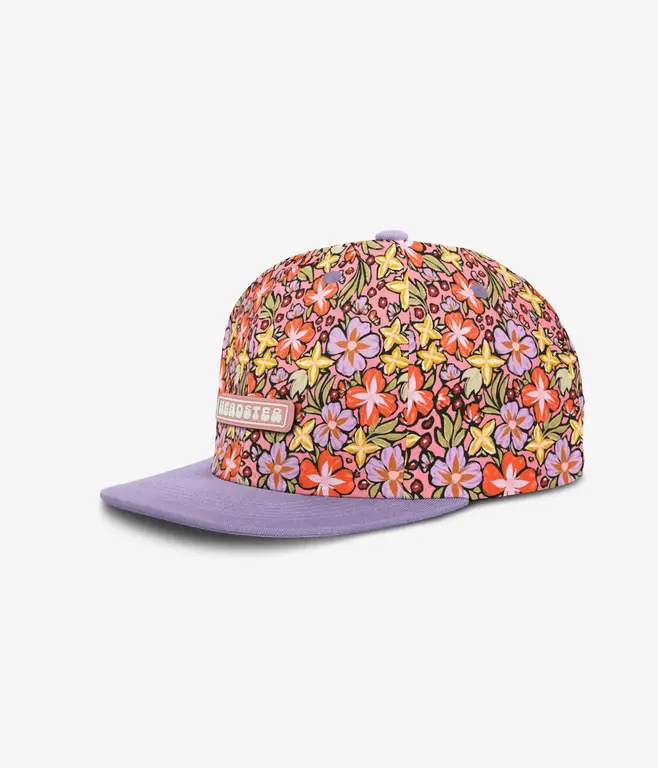 HEADSTER KIDS CASQUETTE SNAPBACK RETRO BLOOM - PEACHES