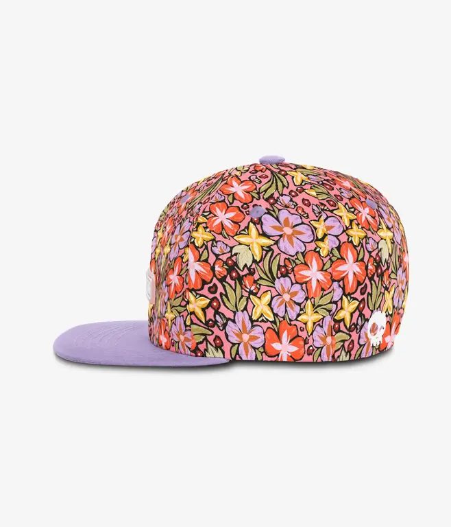 HEADSTER KIDS CASQUETTE SNAPBACK RETRO BLOOM - PEACHES
