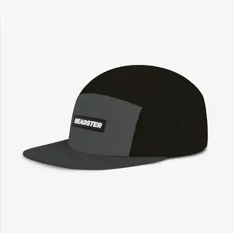 HEADSTER KIDS CASQUETTE RUNNER FIVE PANEL -  CHARCOAL