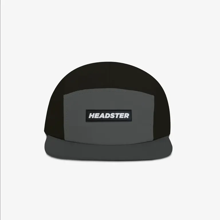 HEADSTER KIDS CASQUETTE RUNNER FIVE PANEL -  CHARCOAL