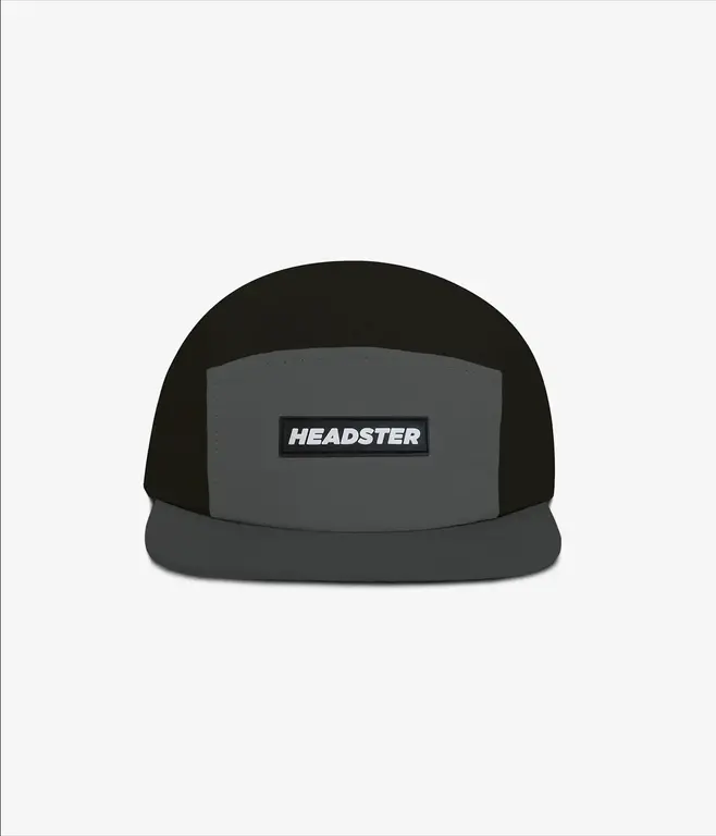 HEADSTER KIDS CASQUETTE RUNNER FIVE PANEL -  CHARCOAL