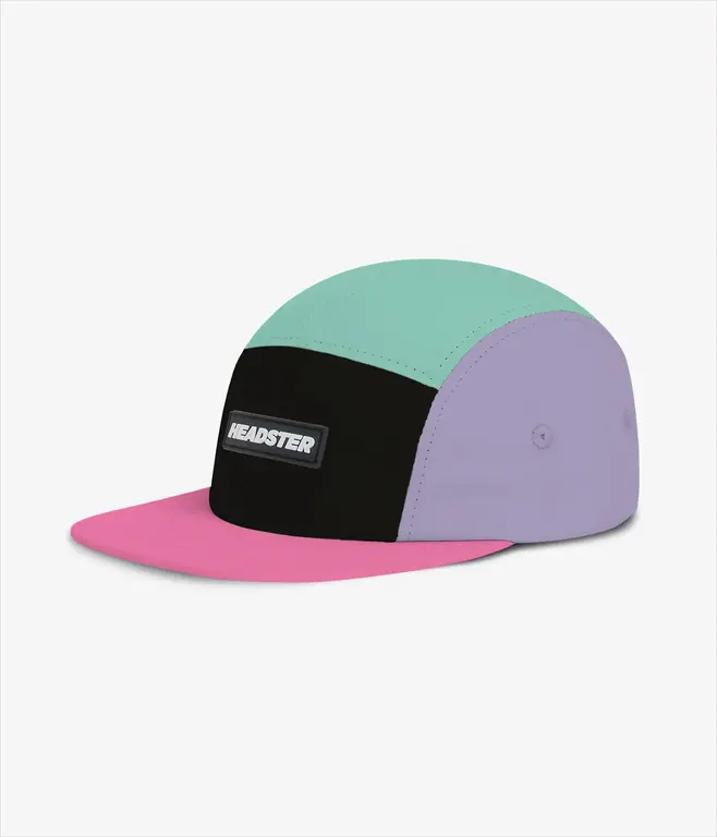HEADSTER KIDS CASQUETTE RUNNER FIVE PANEL - FLUSHED PINK