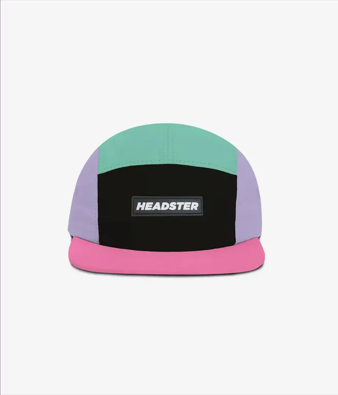 HEADSTER KIDS CASQUETTE RUNNER FIVE PANEL - FLUSHED PINK