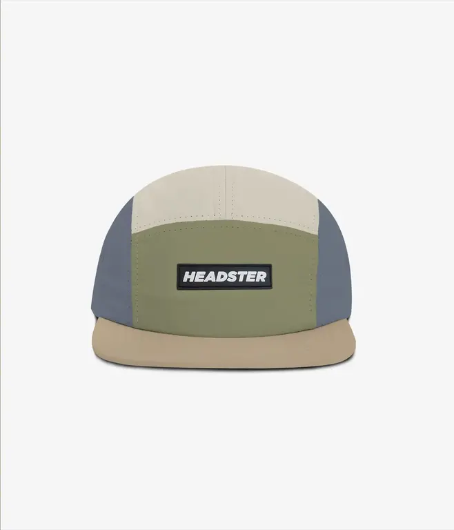 HEADSTER KIDS CASQUETTE RUNNER FIVE PANEL - HEDGE GREEN