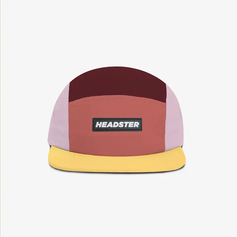 HEADSTER KIDS CASQUETTE RUNNER FIVE PANEL - ROSETTE
