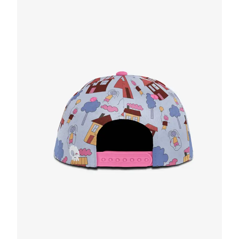 HEADSTER KIDS CASQUETTE SNAPBACK DOODLE TOWN - BLUE STEEL