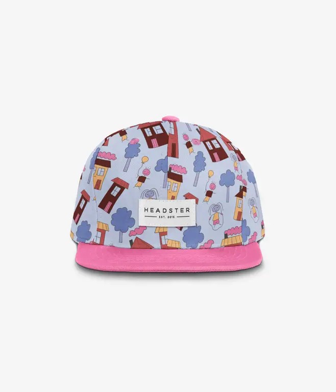 HEADSTER KIDS CASQUETTE SNAPBACK DOODLE TOWN - BLUE STEEL