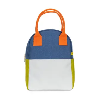 FLUF BOÎTE À LUNCH - BICOLORE MARINE + AGRUMES