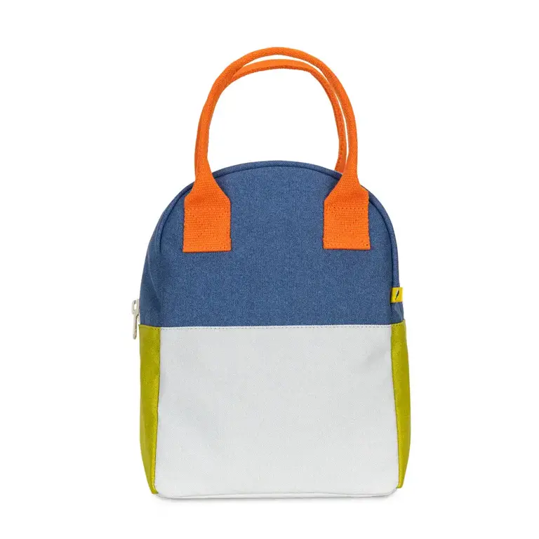 FLUF BOÎTE À LUNCH - BICOLORE MARINE + AGRUMES