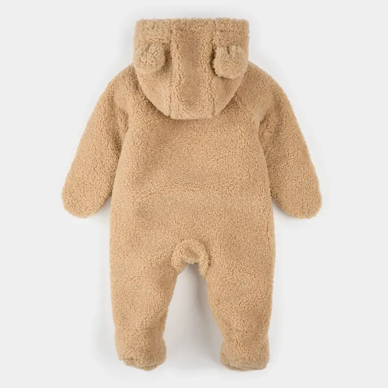 PETIT LEM COMBINAISON D'OURS EN PELUCHE - SABLE
