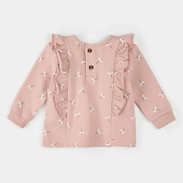 PETIT LEM ENSEMBLE À IMPRIMÉ DE MARGUERITES - ROSE