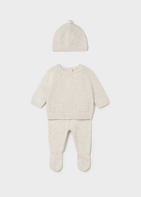 MAYORAL ENSEMBLE GUÊTRE À TORSADES - BEIGE