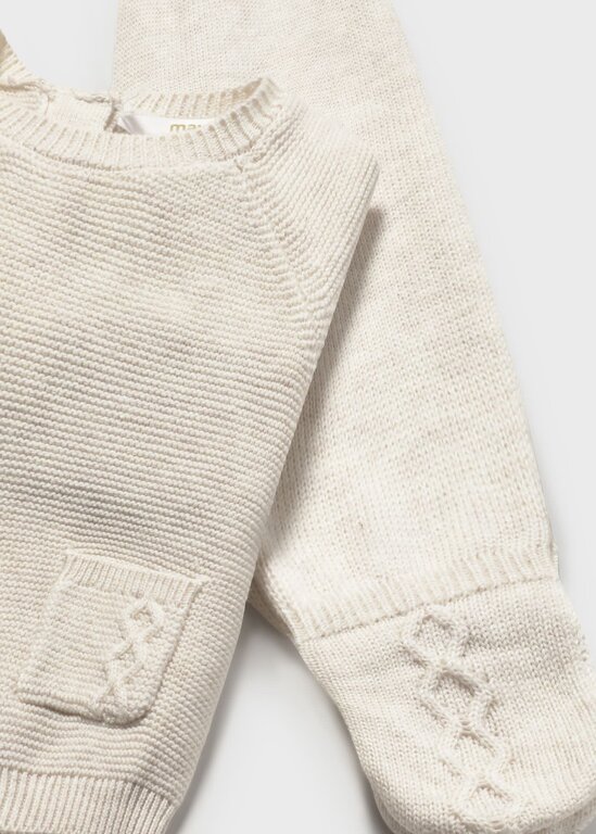 MAYORAL ENSEMBLE GUÊTRE À TORSADES - BEIGE