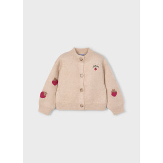 MAYORAL CARDIGAN À BRODERIES DE FRAISES - SÉSAME