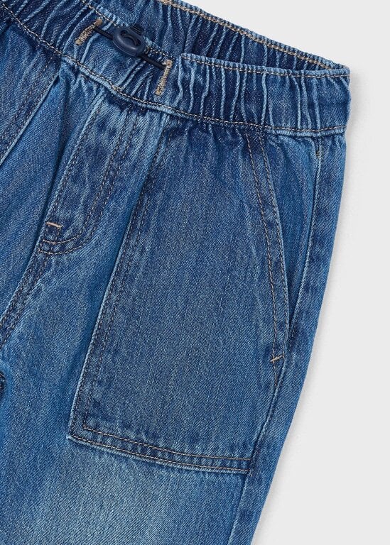 JOGGER EN DENIM - BLEU MOYEN