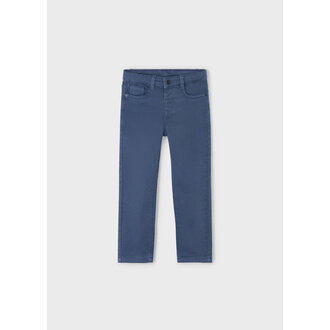 PANTALON BROSSÉ COUPE DROITE - ACIER