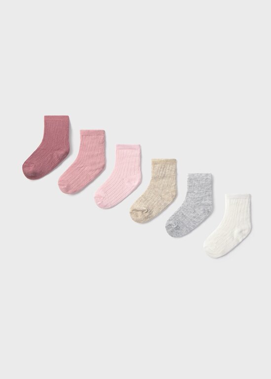 ENSEMBLE DE 6 PAIRES DE CHAUSSETTES NOUVEAU-NÉ