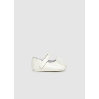 MAYORAL BALLERINE À FLEUR - ÉCRU