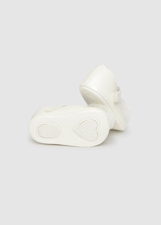 BALLERINE À FLEUR - ÉCRU