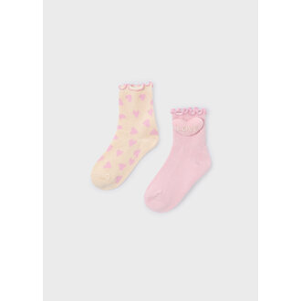 MAYORAL LOT DE 2 CHAUSSETTES - COEUR
