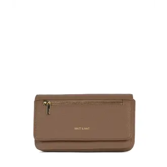 MATT & NAT SAC À BANDOULIÈRE ERIN GRAIN  - TOFFEE