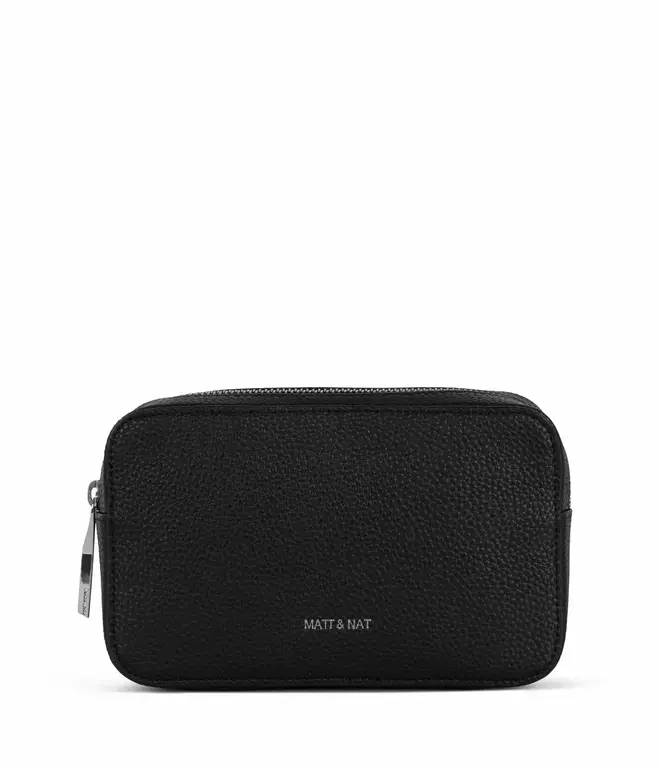 MATT & NAT SAC BANANE LARRA GRAIN - NOIR