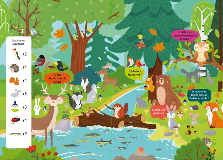 PETITS GÉNIES CHERCHE ET TROUVE - LES ANIMAUX