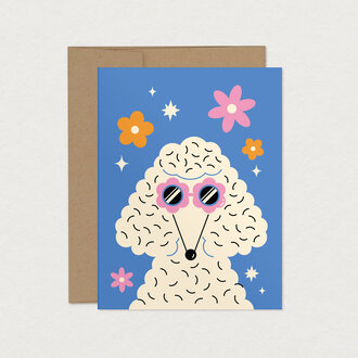 MIMOSA DESIGN CARTE DE SOUHAITS - CANICHETTE