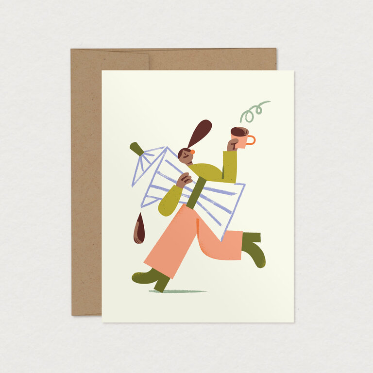 MIMOSA DESIGN CARTE DE SOUHAITS - COFFEE LOVER