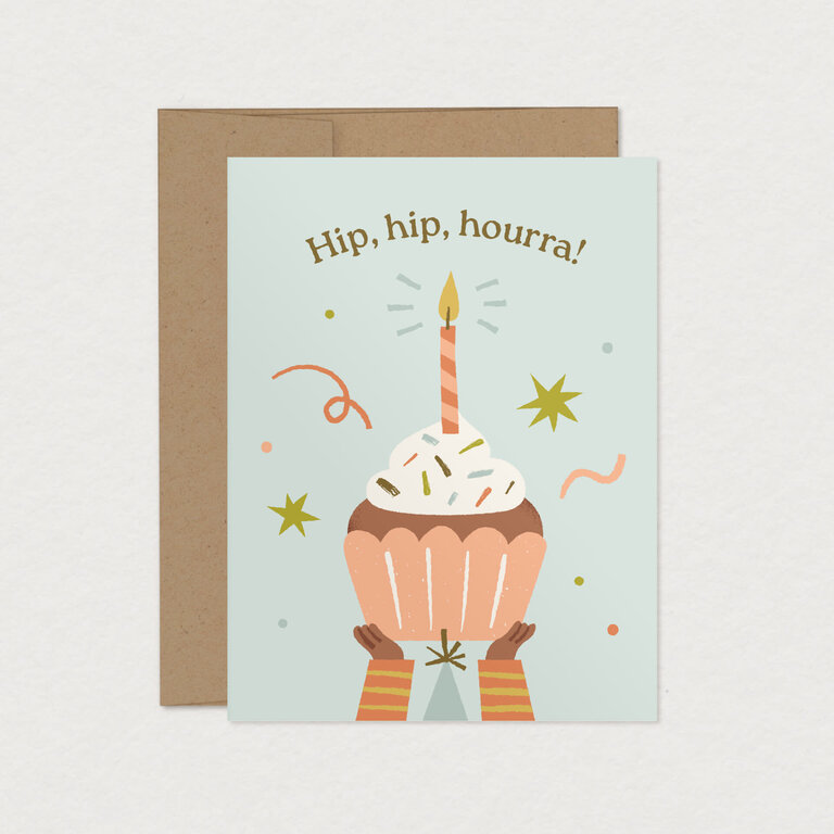 MIMOSA DESIGN CARTE DE SOUHAITS - HIP HIP HOURRA!