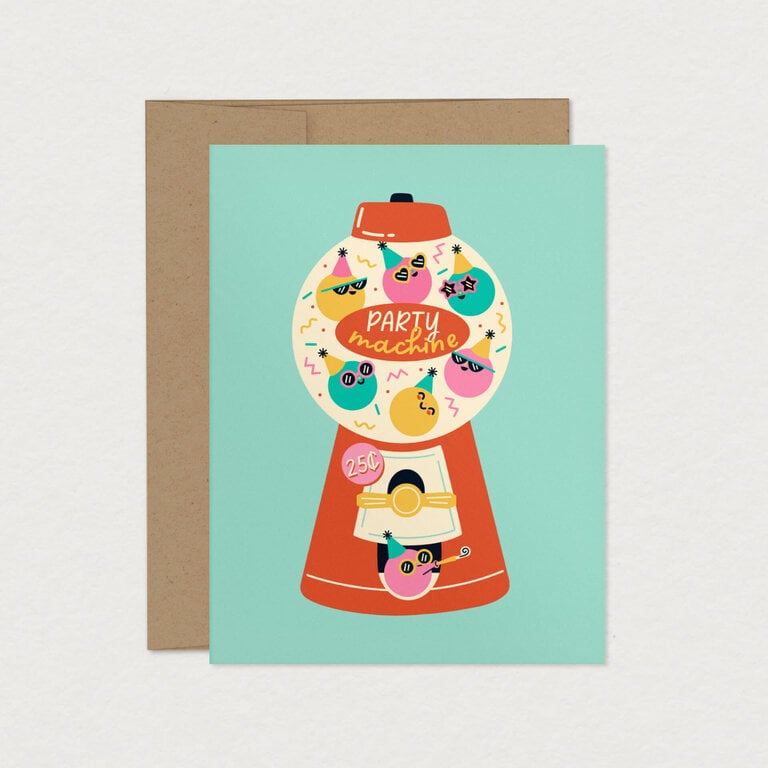 MIMOSA DESIGN GREETING CARD - PARTY MACHINE