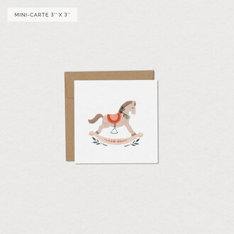 MIMOSA DESIGN MINI CARTE DE SOUHAITS - AUGUSTIN