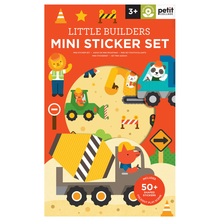 PETIT COLLAGE MINI STICKER SET - CONSTRUCTION