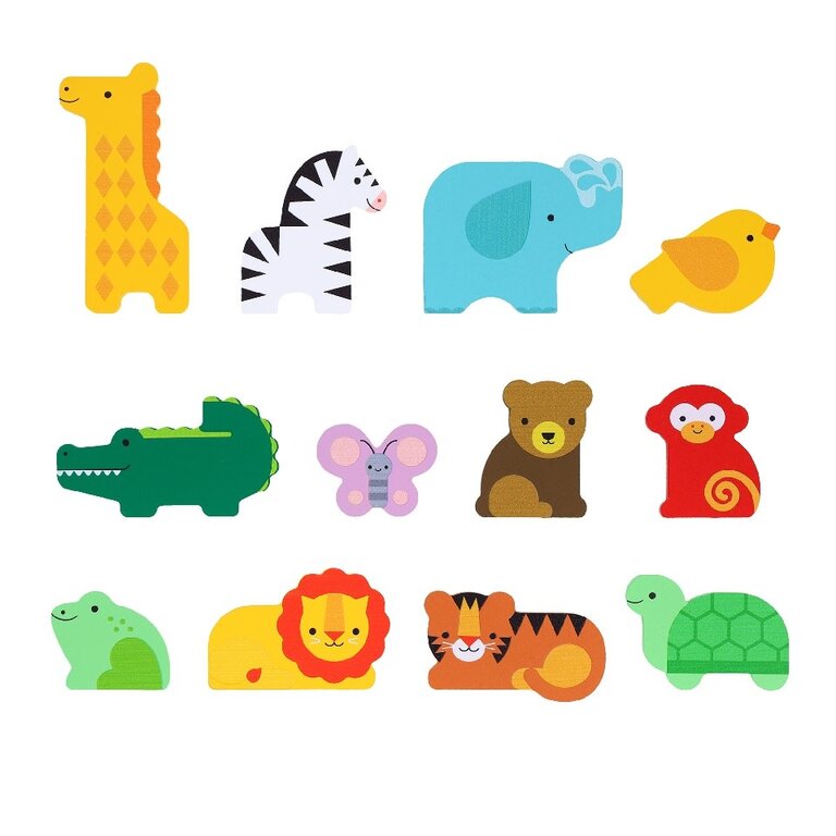 PETIT COLLAGE MON PREMIER JEU DE BINGO - ANIMAL FRIENDS