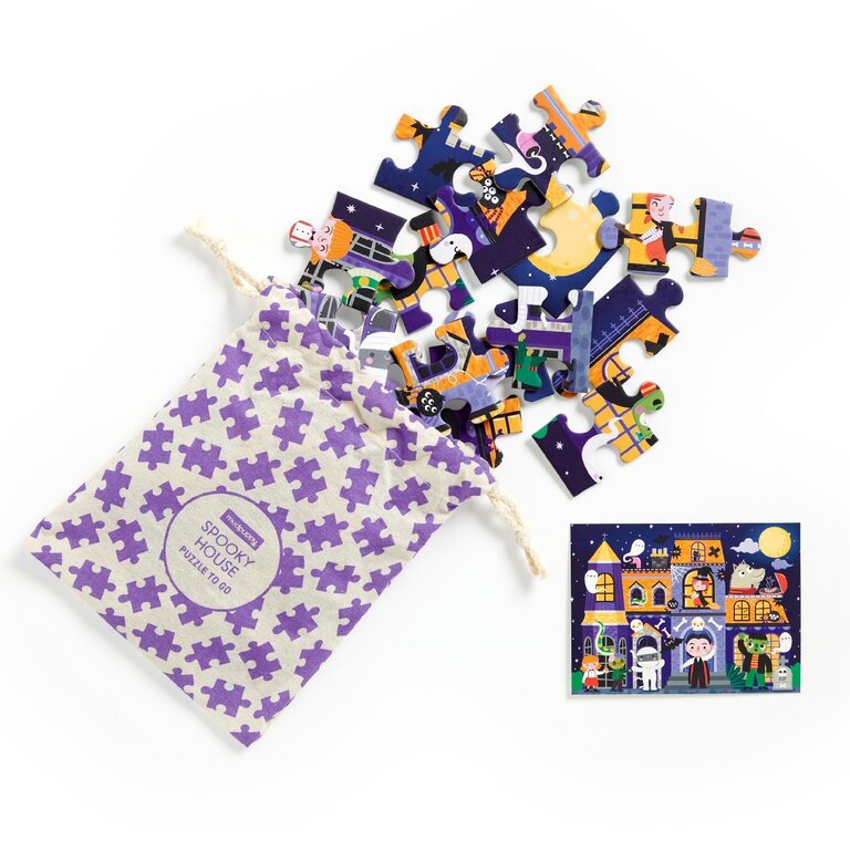 MUDPUPPY PUZZLE DE VOYAGE 36 PCS - SPOOKY HOUSE