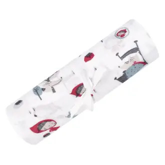 PERLIMPINPIN MOUSSELINE EN COTON - CHAPERON ROUGE