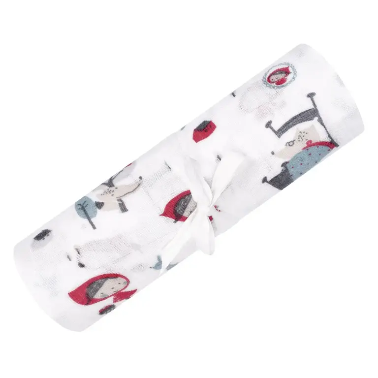 PERLIMPINPIN MOUSSELINE EN COTON - CHAPERON ROUGE