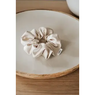 SOHA SATIN SCRUNCHIE - CHAMPAGNE