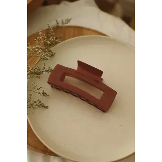 SOHA PINCE À CHEVEUX - AUBERGINE