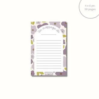 ENSEIGNANTES INSPIRANTES BLOC-NOTE : UN MESSAGE DE - LAVANDE 2.0