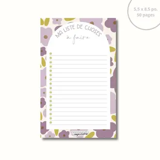 ENSEIGNANTES INSPIRANTES BLOC-NOTE : MA LISTE DE CHOSES À FAIRE - LAVANDE 2.0