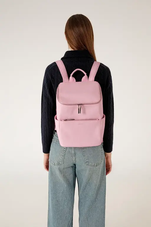 MATT & NAT SAC À DOS BRAVE GRAIN - TOFFEE