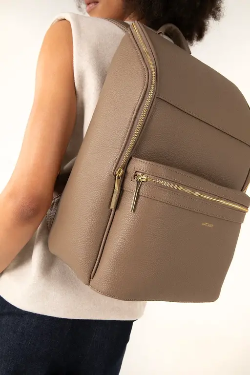 MATT & NAT SAC À DOS REMI GRAIN - NOIR