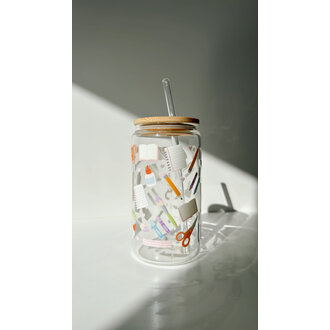 ALAROCQUE DESIGN VERRE  16 OZ - L'ÉCOLIER CRÉATIF