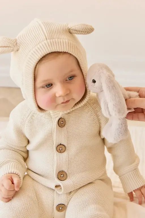 SNUGGLE BUNNIES PELUCHE PETITE - PÉNÉLOPE LE LAPIN BEIGE