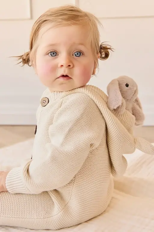 SNUGGLE BUNNIES PELUCHE PETITE - PÉNÉLOPE LE LAPIN BEIGE